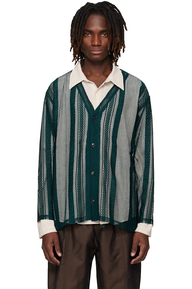 Кардиган с V-образным вырезом из полиэстеровой кружевной ткани South2 West8, зеленый
Кардиган с V-образным вырезом из полиэстеровой кружевной ткани South2 West8, зеленый