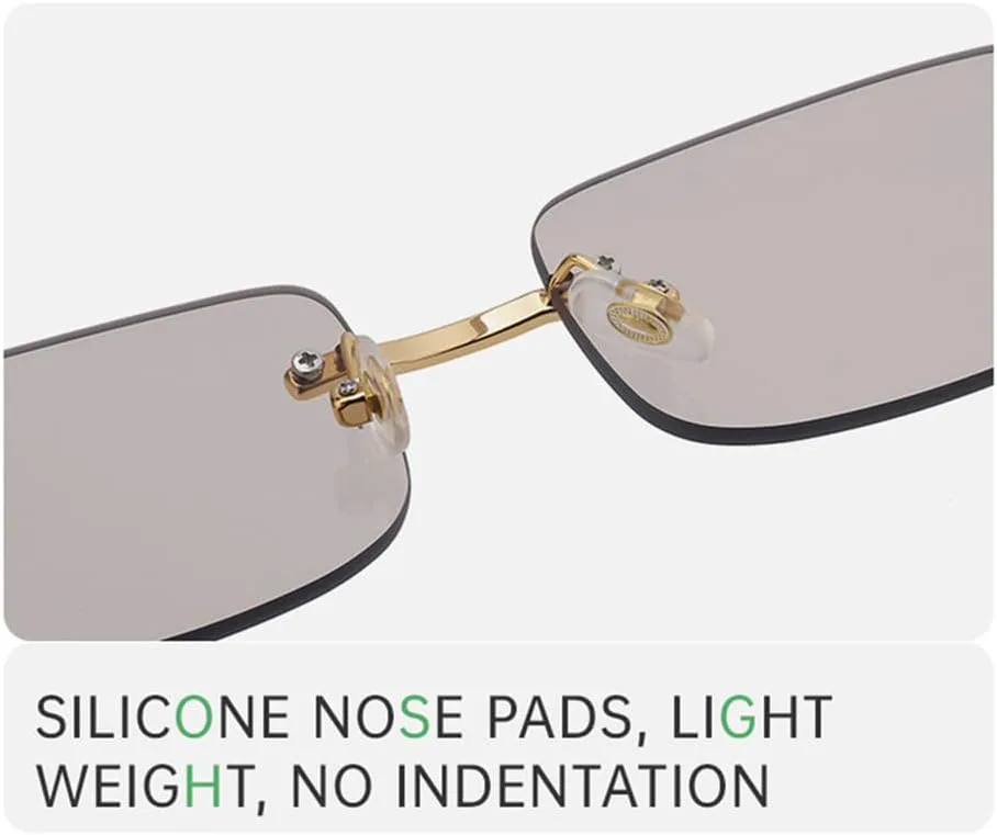 Маленькие прямоугольные солнцезащитные очки без оправы для мужчин в винтажном панк-стиле, солнцезащитные очки без оправы, защита от УФ-излучения UV400 HDUBFY, 3
Маленькие прямоугольные солнцезащитные очки без оправы для мужчин в винтажном панк-стиле, солнцезащитные очки без оправы, защита от УФ-излучения UV400 HDUBFY, 3