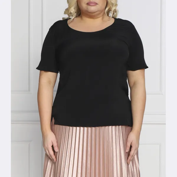 Красивая блузка стандартного кроя больших размеров с добавлением шелка Persona By Marina Rinaldi, черный
Красивая блузка стандартного кроя больших размеров с добавлением шелка Persona By Marina Rinaldi, черный