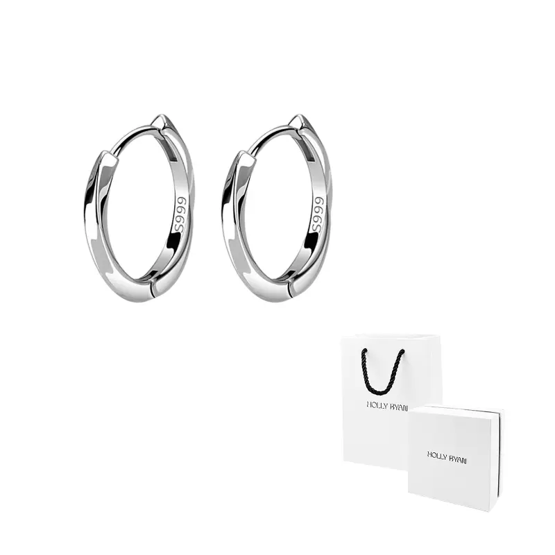 HOLLY RYAN Серебряные серьги Мебиус S999 унисекс
HOLLY RYAN Серебряные серьги Мебиус S999 унисекс