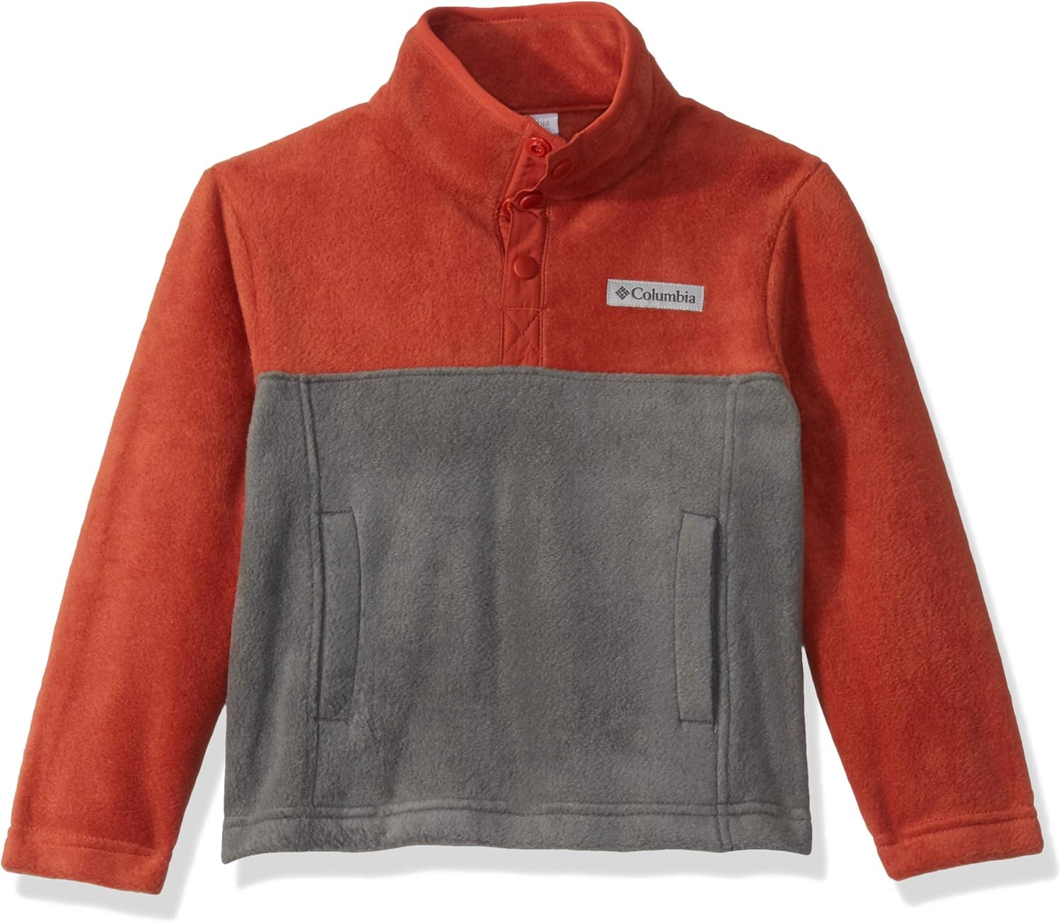 Columbia unisex-child Steens Mtn 1/4 Snap Fleece Pull-over, Grill/Carnelian Red
Columbia unisex-child Steens Mtn 1/4 Snap Fleece Pull-over, Grill/Carnelian Red