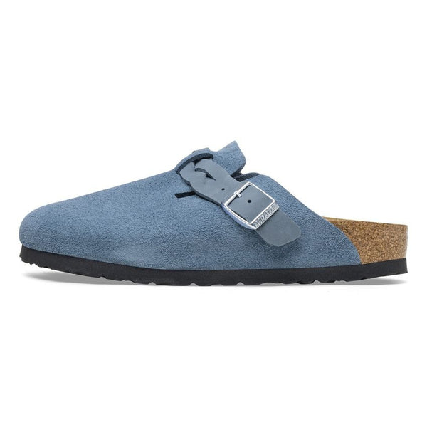 Тапочки boston braided suede leather narrow fit sandals 'elemental blue' Birkenstock, синий
Тапочки boston braided suede leather narrow fit sandals 'elemental blue' Birkenstock, синий