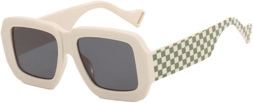 Модные солнцезащитные очки для женщин, роскошные, большие, в стиле панк, солнцезащитные очки для мужчин и женщин, винтажные очки, защита от УФ-излучения UV400 VVTWSSW, Green Grid Gray
Модные солнцезащитные очки для женщин, роскошные, большие, в стиле панк, солнцезащитные очки для мужчин и женщин, винтажные очки, защита от УФ-излучения UV400 VVTWSSW, Green Grid Gray