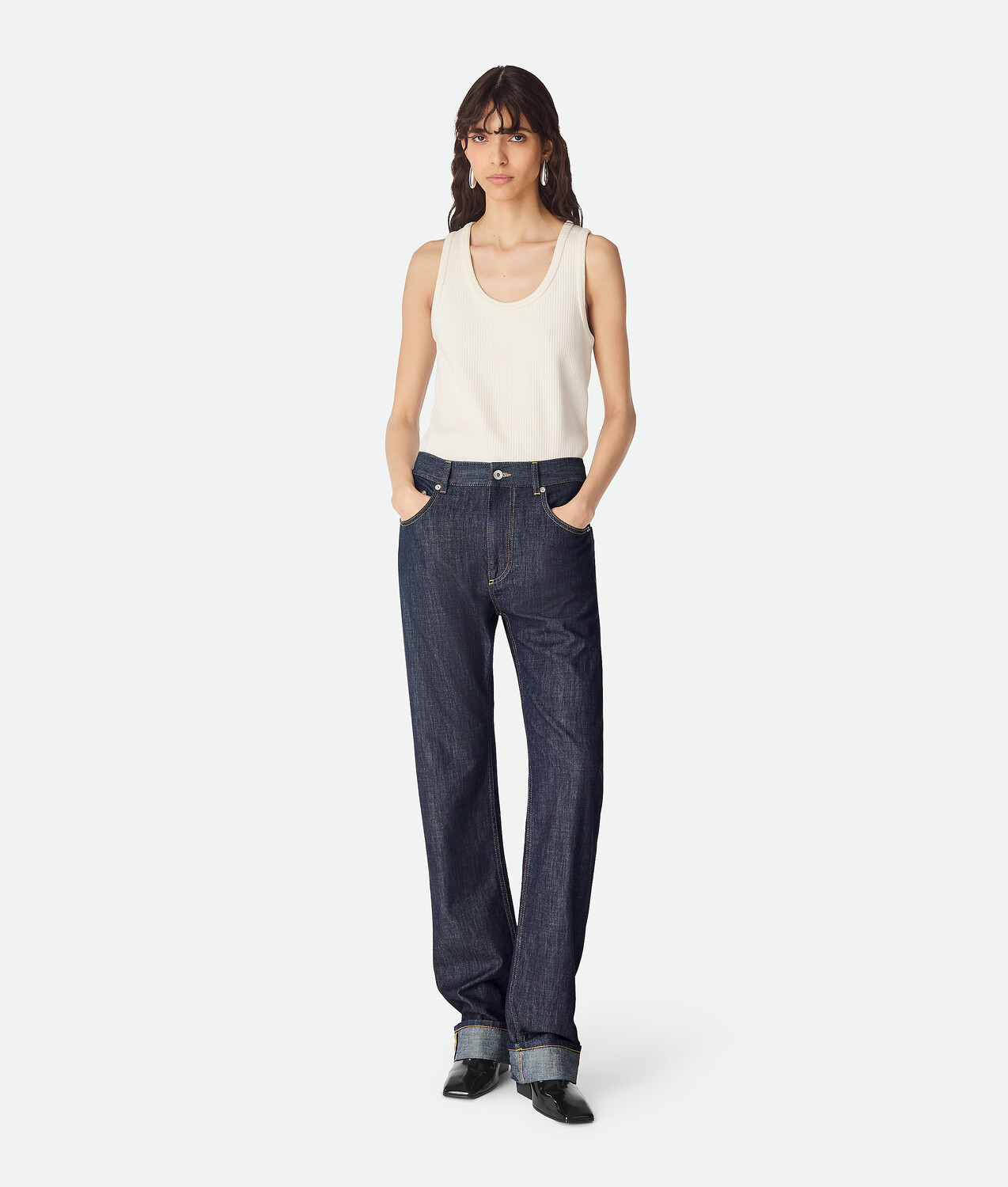 Indigo straight jeans BOTTEGA VENETA, индиго
Indigo straight jeans BOTTEGA VENETA, индиго