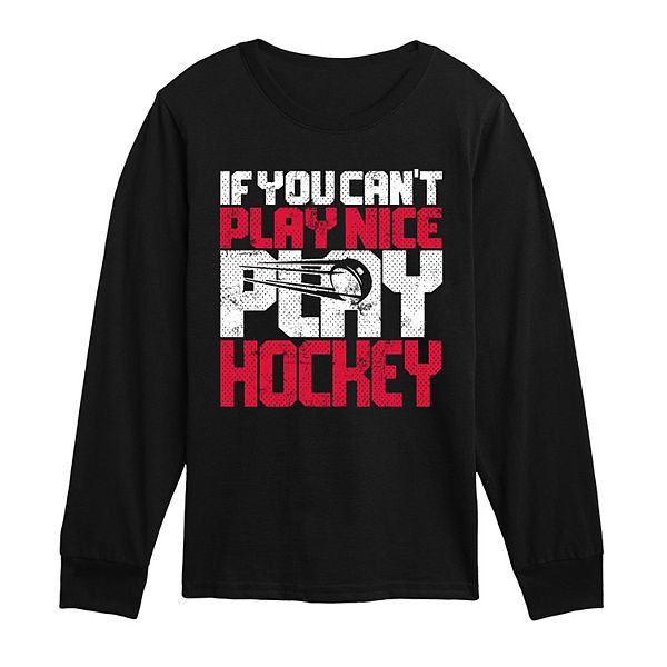 Футболка с принтом Boys 8-20 if you can't play nice, play hockey Licensed Character
Футболка с принтом Boys 8-20 if you can't play nice, play hockey Licensed Character