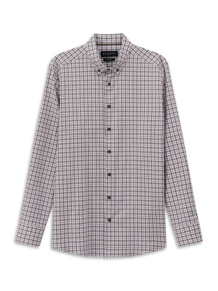 Bugatti Рубашка коричневого цвета в стиле 70-х
Bugatti Рубашка коричневого цвета в стиле 70-х