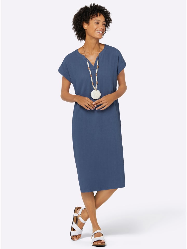 Летнее платье джинсово-синего цвета WITT WEIDEN
Летнее платье джинсово-синего цвета WITT WEIDEN