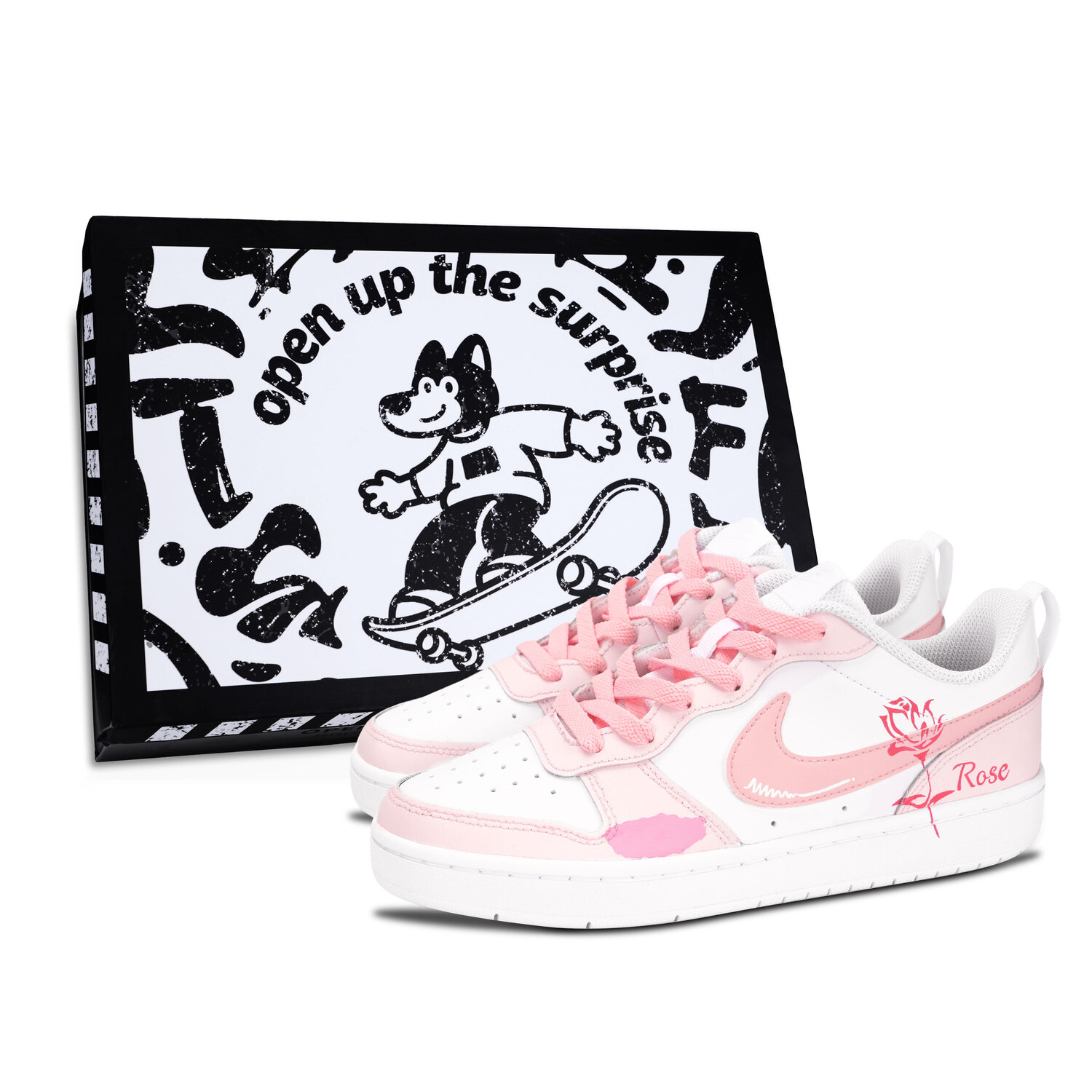 Nike Кроссовки для скейтбординга Court Borough противоскользящие износостойкие низкие розовые для подростков
Nike Кроссовки для скейтбординга Court Borough противоскользящие износостойкие низкие розовые для подростков