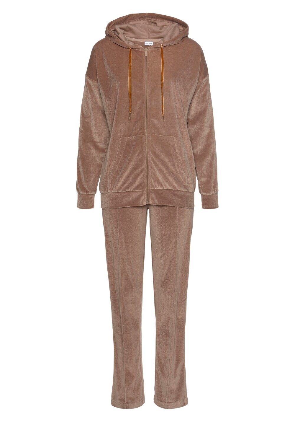 Тренировочный костюм Lascana, коричневый
Тренировочный костюм Lascana, коричневый