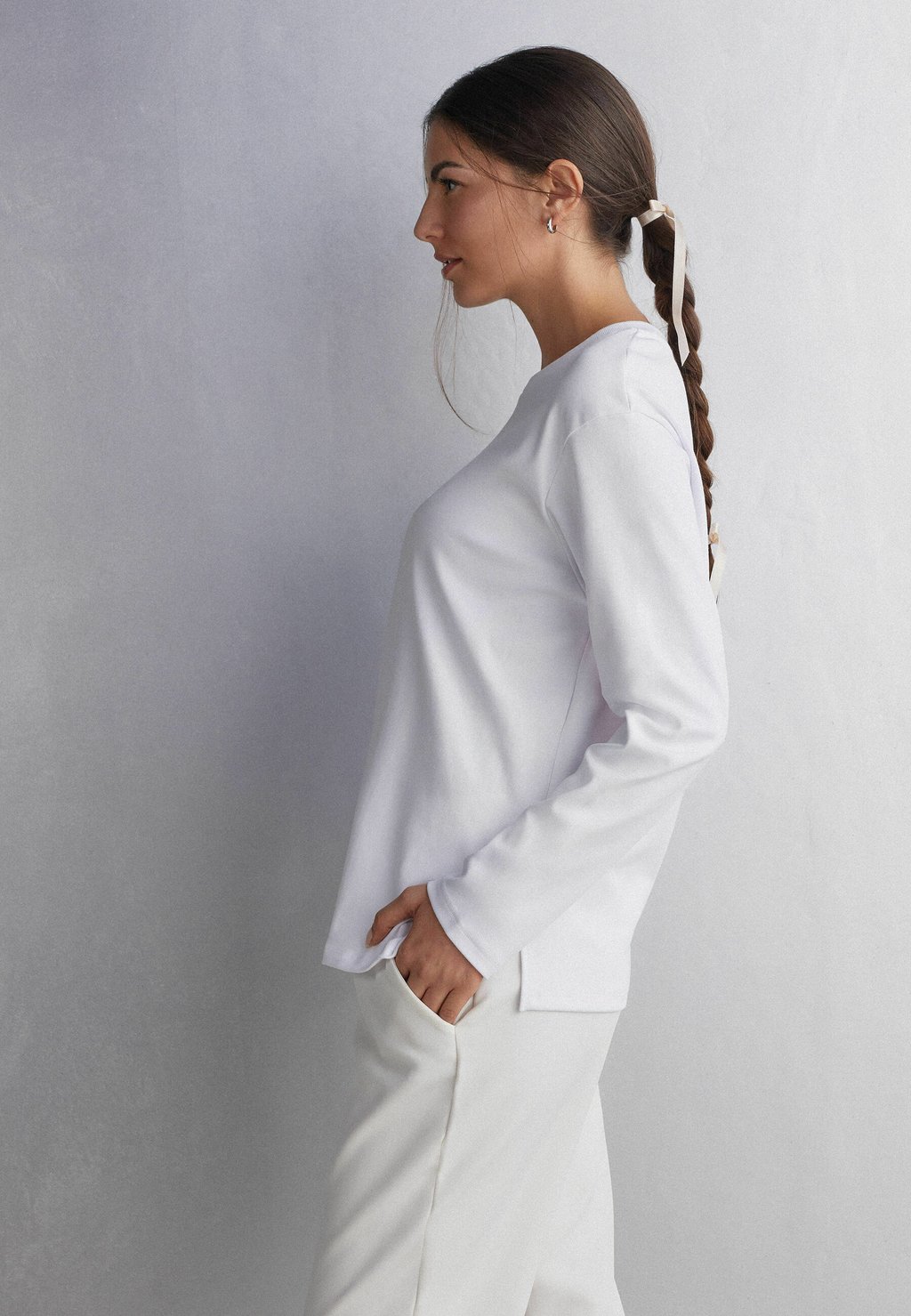 Топ с длинными рукавами Intimissimi, белый
Топ с длинными рукавами Intimissimi, белый