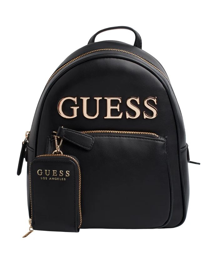 Функциональный городской рюкзак со съемными аксессуарами Guess, черный
Функциональный городской рюкзак со съемными аксессуарами Guess, черный