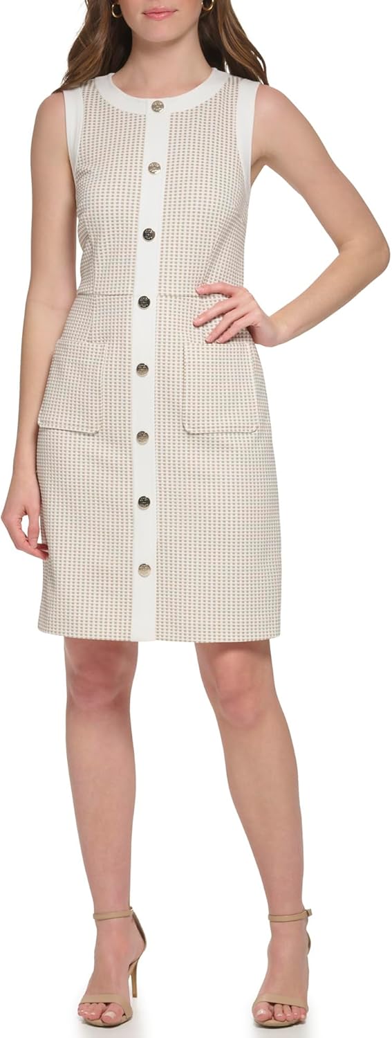 Женское мини-платье Tommy Hilfiger с узором «гусиная лапка», Ivory/Khaki
Женское мини-платье Tommy Hilfiger с узором «гусиная лапка», Ivory/Khaki