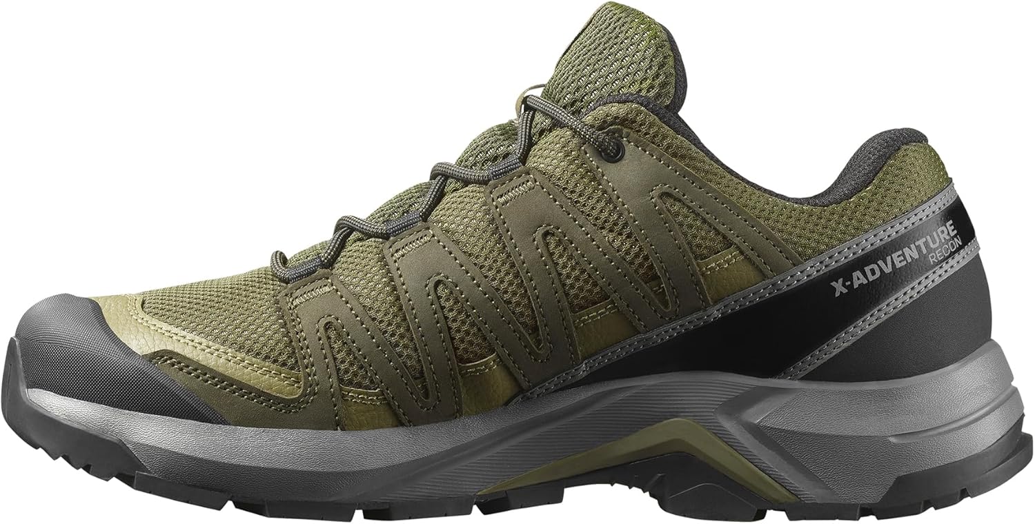 Salomon мужские треккинговые ботинки X-Adventure Recon Gore-Tex, водонепроницаемые, с надежным сцеплением и поддержкой для быстрых походов и смешанного рельефа, Olive Night/Martini Olive/Pewter
Salomon мужские треккинговые ботинки X-Adventure Recon Gore-Tex, водонепроницаемые, с надежным сцеплением и поддержкой для быстрых походов и смешанного рельефа, Olive Night/Martini Olive/Pewter