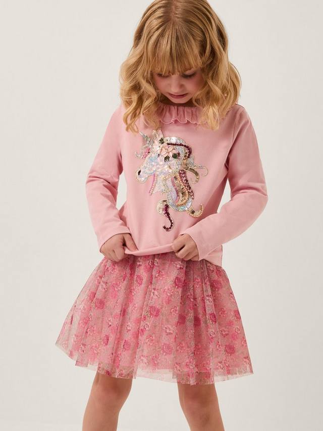 Детский комплект с пайетками: топ и юбка Monsoon, Magenta
Детский комплект с пайетками: топ и юбка Monsoon, Magenta