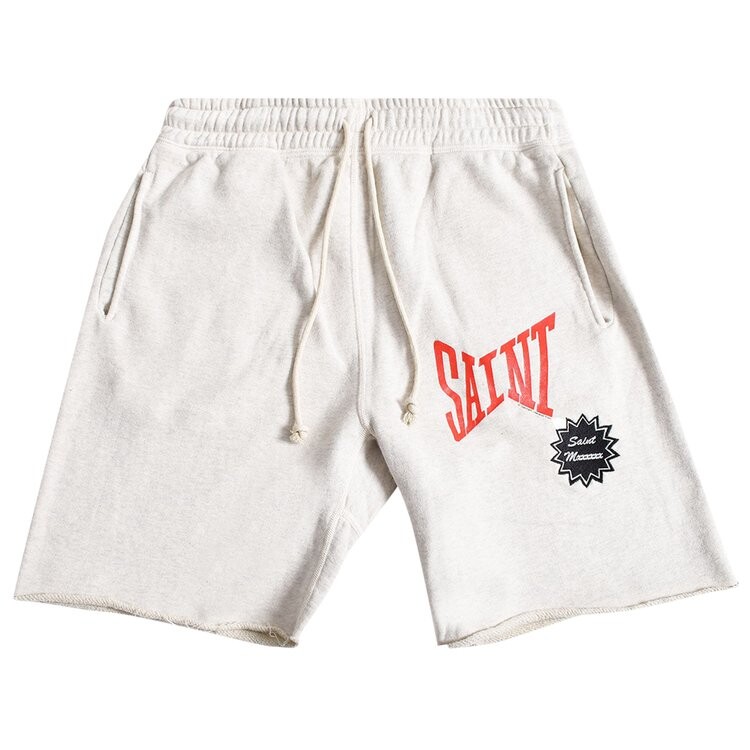 Шорты SAINT Mxxxxxx Saint Logo Shorts, серый 
Шорты SAINT Mxxxxxx Saint Logo Shorts, серый