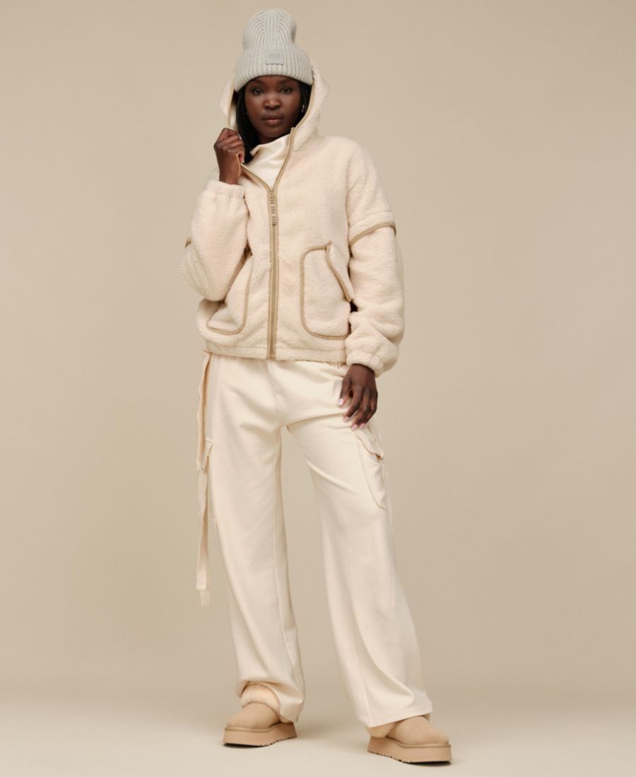 Женская толстовка Mariella Fluff на молнии UGG, Cream
Женская толстовка Mariella Fluff на молнии UGG, Cream