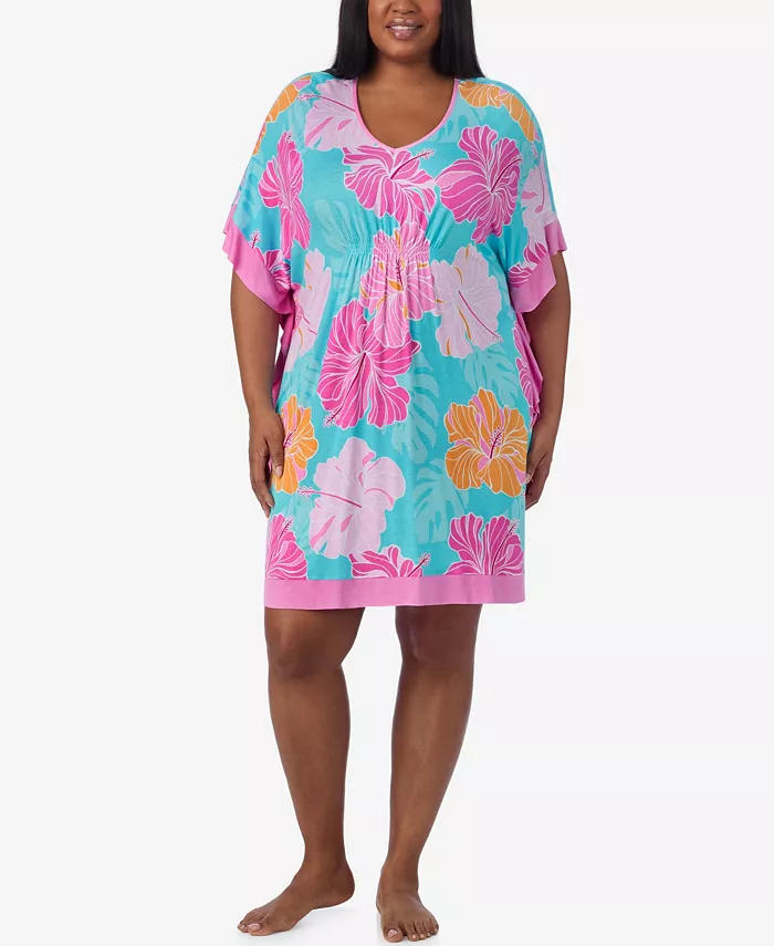 Кафтан для сна больших размеров с короткими рукавами Ellen Tracy, белый
Кафтан для сна больших размеров с короткими рукавами Ellen Tracy, белый