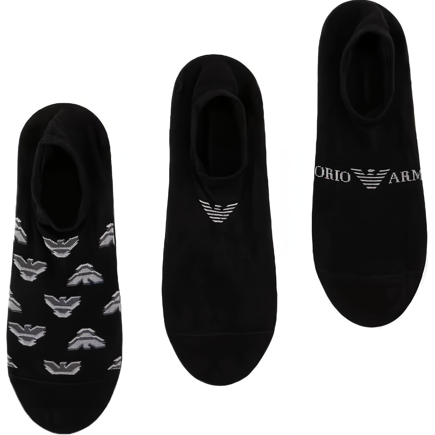 EMPORIO ARMANI SS25 Носки No Show Мужские 3 пары Black
EMPORIO ARMANI SS25 Носки No Show Мужские 3 пары Black
