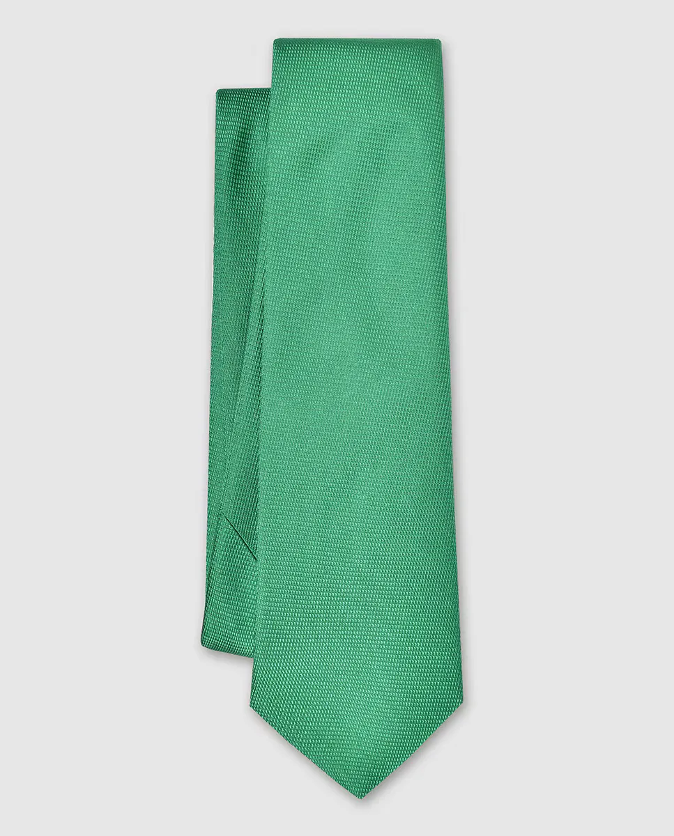 Гладкий шелковый галстук Olympus зеленого цвета Olimpo, зеленый 
Гладкий шелковый галстук Olympus зеленого цвета Olimpo, зеленый