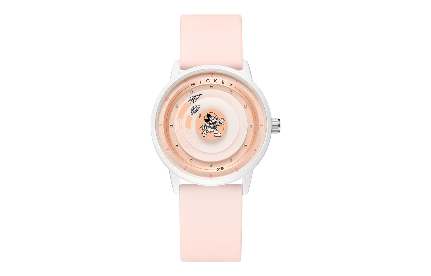 Disney Часы Mickey Series Quartz Movement Silicone Strap Watch Women's Watch Orange Watch Dial 
Disney Часы Mickey Series Quartz Movement Silicone Strap Watch Women's Watch Orange Watch Dial