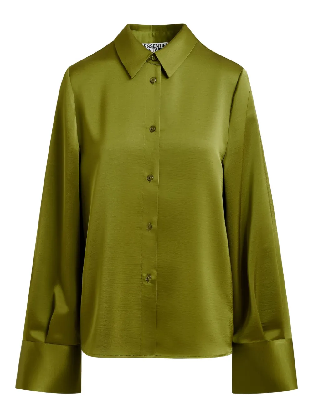 Рубашка с длинными рукавами Essentiel Antwerp, зеленый
Рубашка с длинными рукавами Essentiel Antwerp, зеленый