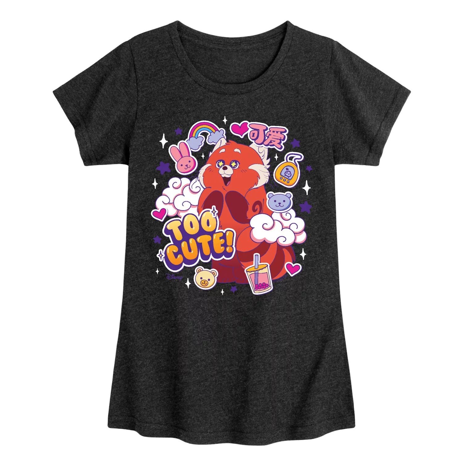 Футболка с слишком милым рисунком для девочек 7–16 лет Disney/Pixar's Turning Red Licensed Character, черный
Футболка с слишком милым рисунком для девочек 7–16 лет Disney/Pixar's Turning Red Licensed Character, черный