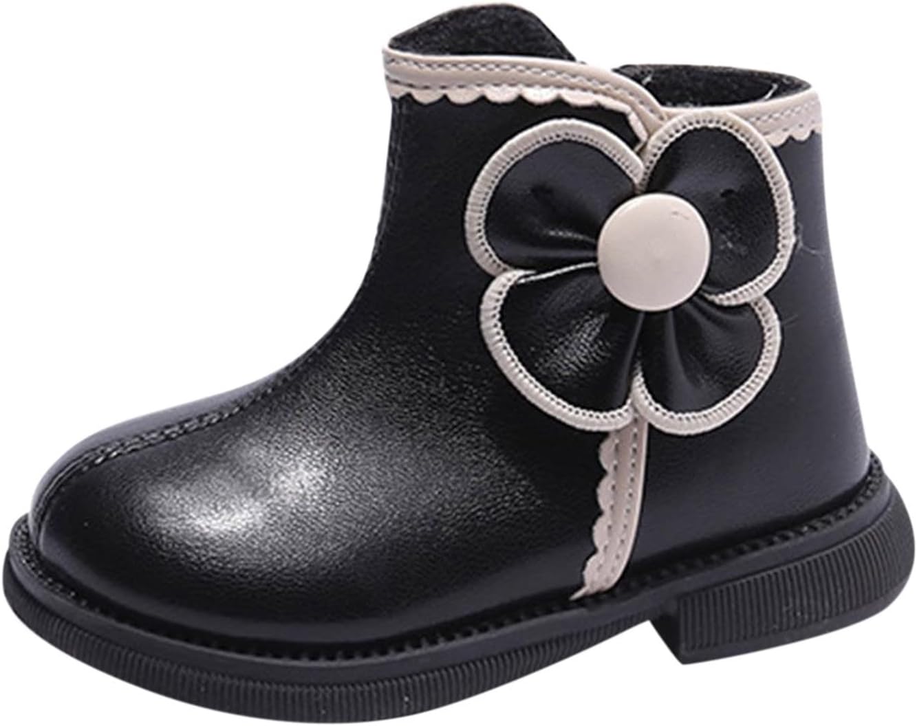 Ботинки для маленьких девочек до щиколотки, с круглым носком, низким каблуком, противоскользящие, короткие, водонепроницаемые, с подкладкой из флиса, милые, размер 4 Generic, Black
Ботинки для маленьких девочек до щиколотки, с круглым носком, низким каблуком, противоскользящие, короткие, водонепроницаемые, с подкладкой из флиса, милые, размер 4 Generic, Black