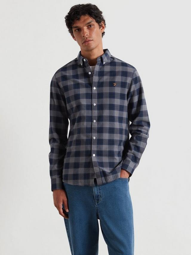 Оксфордская рубашка с длинными рукавами и воротником из органического хлопка в клетку Farah
Оксфордская рубашка с длинными рукавами и воротником из органического хлопка в клетку Farah