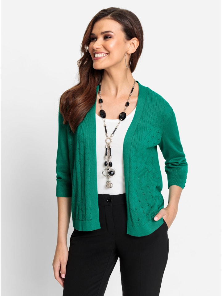 Ажурный кардиган изумрудного цвета WITT WEIDEN
Ажурный кардиган изумрудного цвета WITT WEIDEN