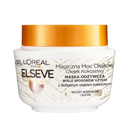 Маска для волос Elseve Magical Power Of Oils With Coconut Oil Nourishing Hair Mask For Dry And Normal Hair 300ml
Маска для волос Elseve Magical Power Of Oils With Coconut Oil Nourishing Hair Mask For Dry And Normal Hair 300ml
