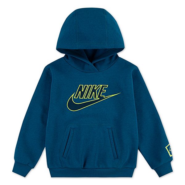Детская толстовка с капюшоном из флиса Boys 4-7 glow with me Nike, Green Abyss
Детская толстовка с капюшоном из флиса Boys 4-7 glow with me Nike, Green Abyss