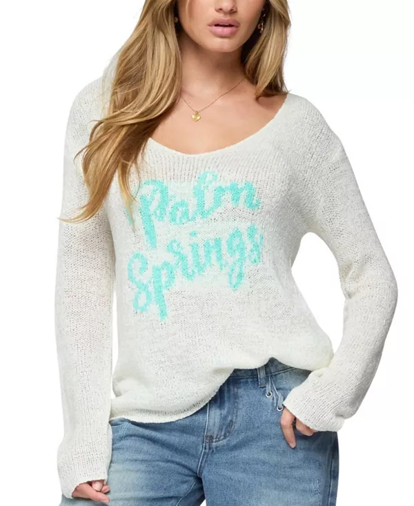 Легкий вязаный свитер Палм-Спрингс Edikted, белый
Легкий вязаный свитер Палм-Спрингс Edikted, белый