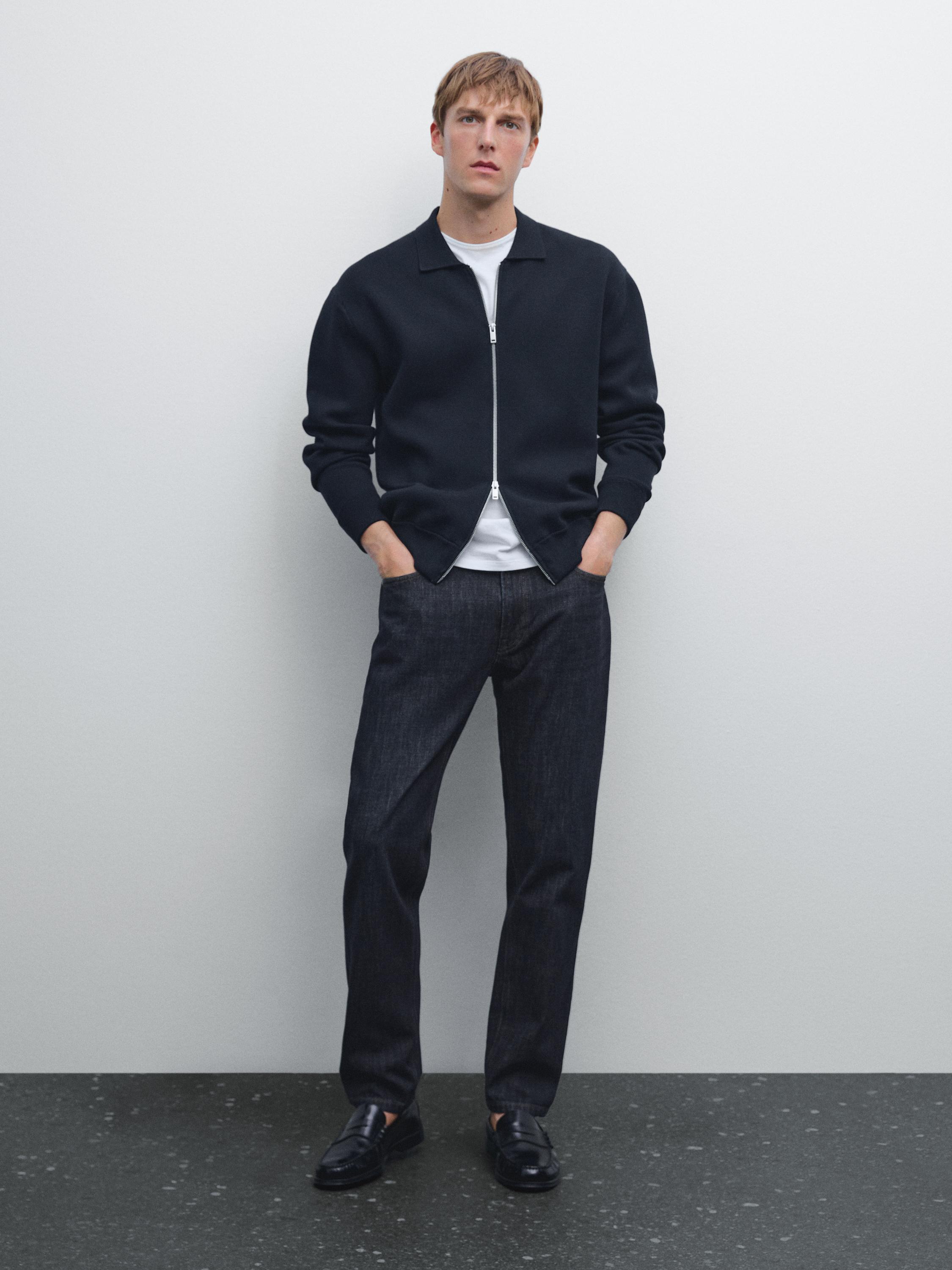 Кардиган из хлопковой смеси на молнии Massimo Dutti, темно-синий
Кардиган из хлопковой смеси на молнии Massimo Dutti, темно-синий