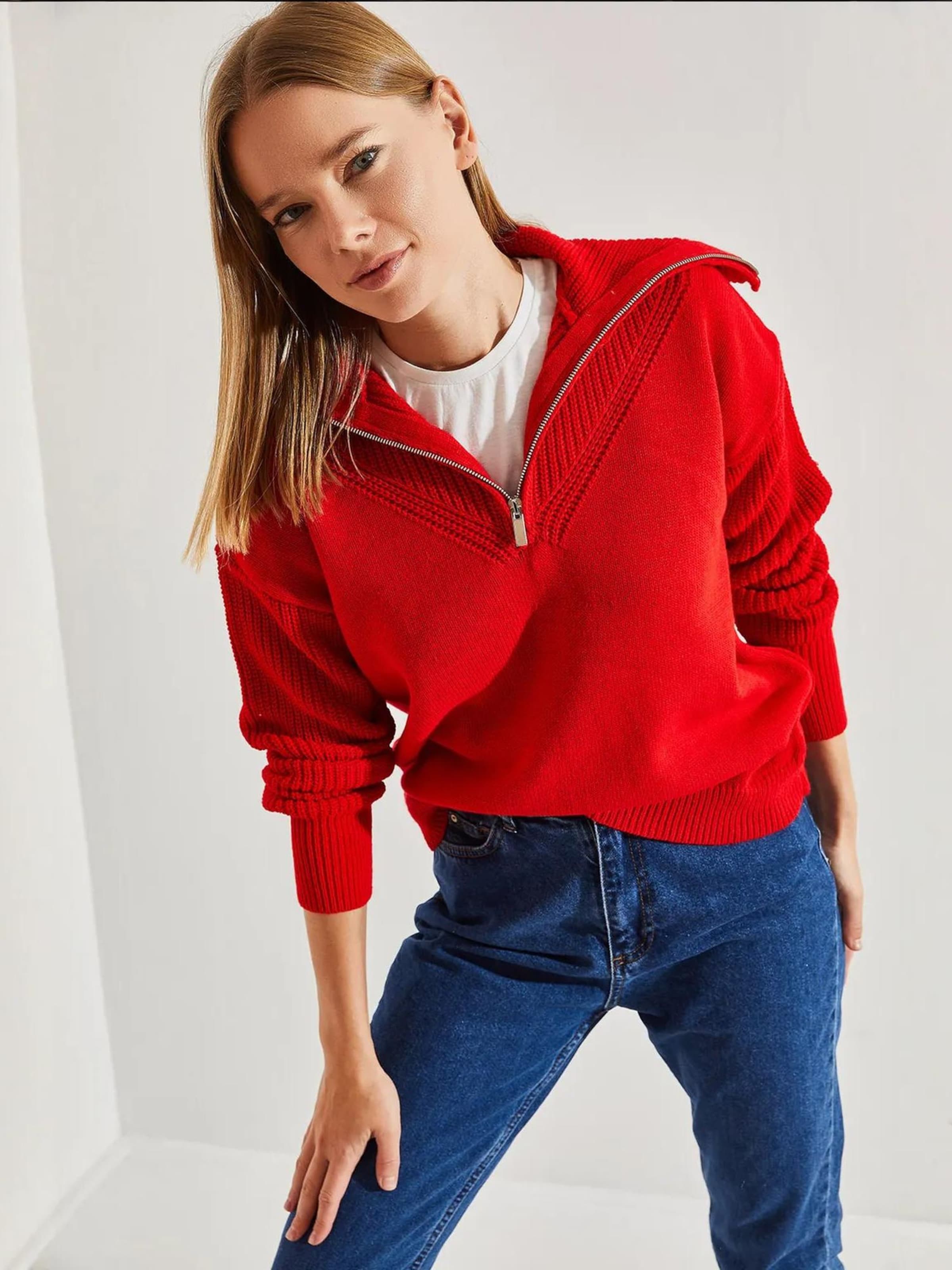 Bianco Lucci Свитер красного цвета
Bianco Lucci Свитер красного цвета