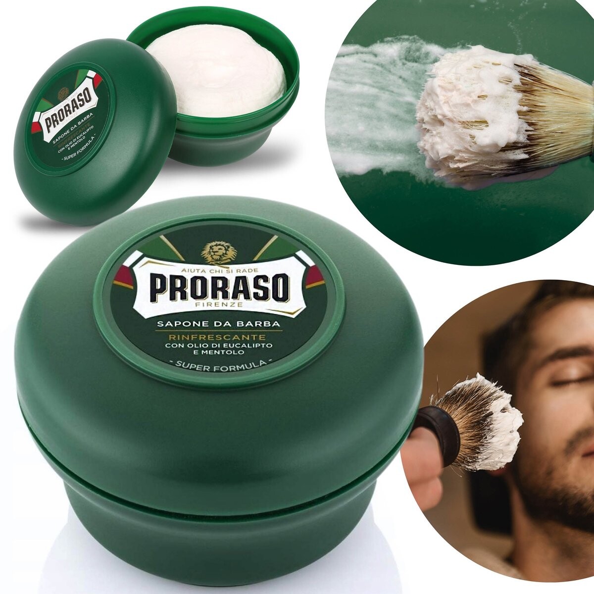 Proraso - Крем-мыло для бритья, освежающее 150 мл
Proraso - Крем-мыло для бритья, освежающее 150 мл
