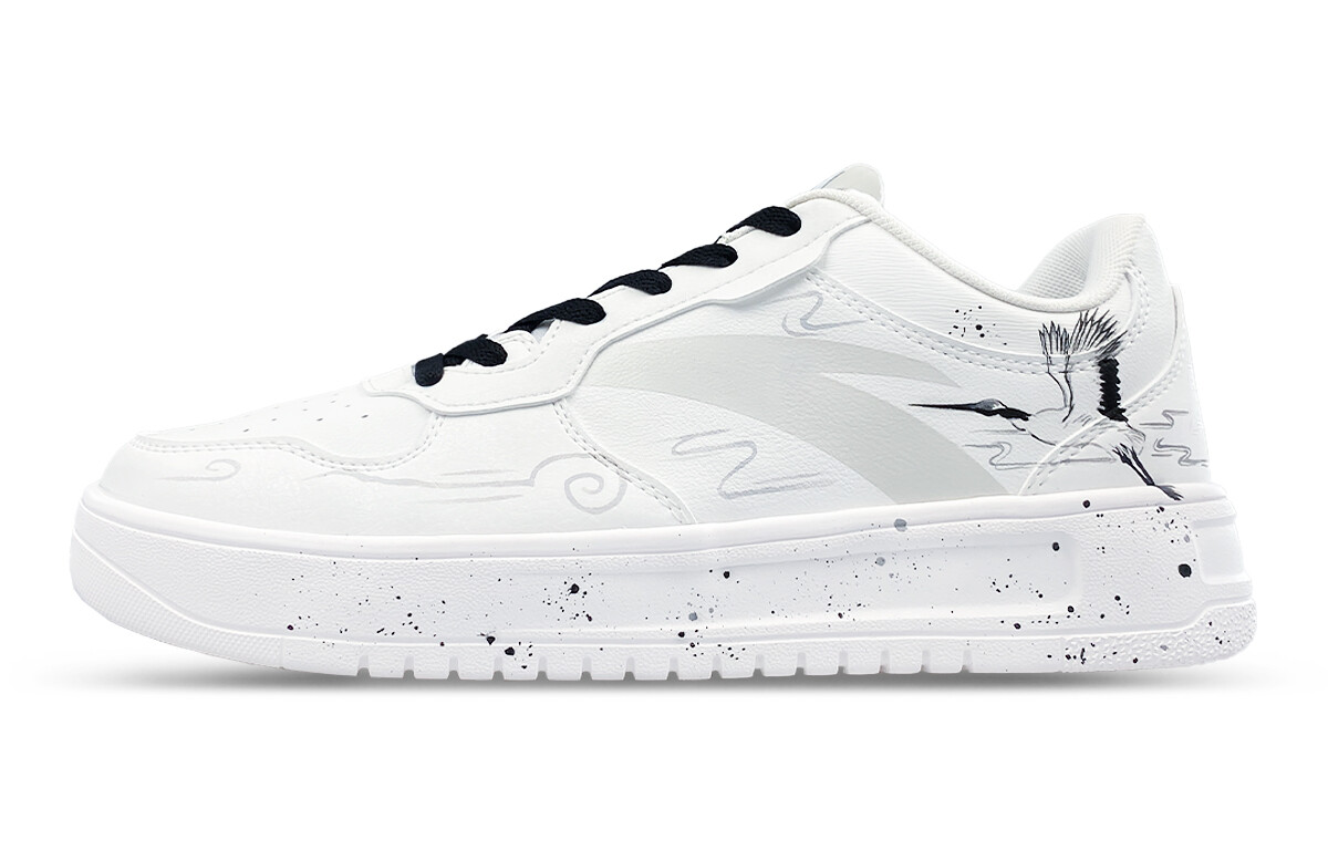 Кеды мужские, обувь для скейтбординга низкая белый/черный Anta 
Кеды мужские, обувь для скейтбординга низкая белый/черный Anta