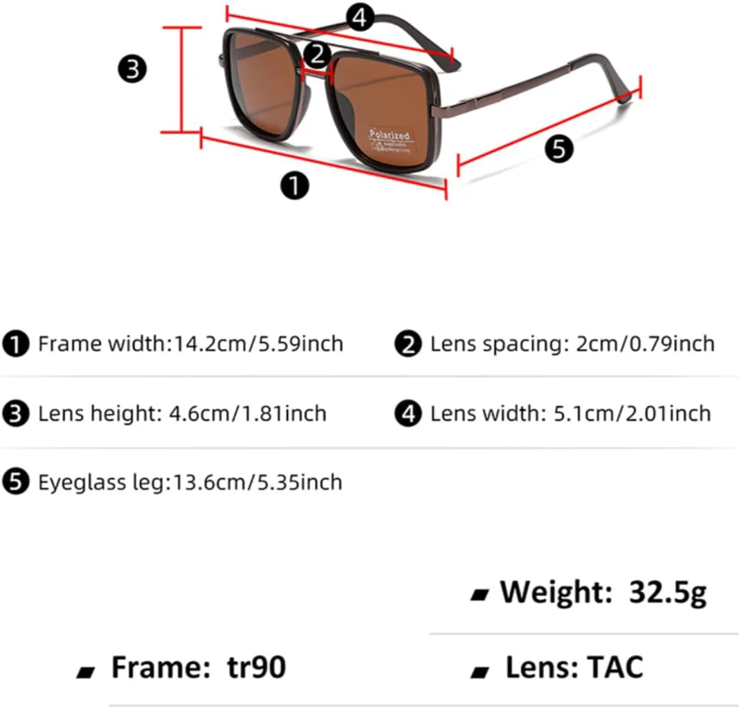 Солнцезащитные очки в крупной оправе для мужчин и женщин, с полуметаллическим поляризованным стеклом, Tr90, для вождения, коричнево-зеленые, UV400 VFDHN, 7
Солнцезащитные очки в крупной оправе для мужчин и женщин, с полуметаллическим поляризованным стеклом, Tr90, для вождения, коричнево-зеленые, UV400 VFDHN, 7