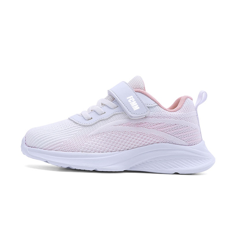 Нескользящие дышащие низкие повседневные кроссовки для детей FCMM, белый/розовый
Нескользящие дышащие низкие повседневные кроссовки для детей FCMM, белый/розовый