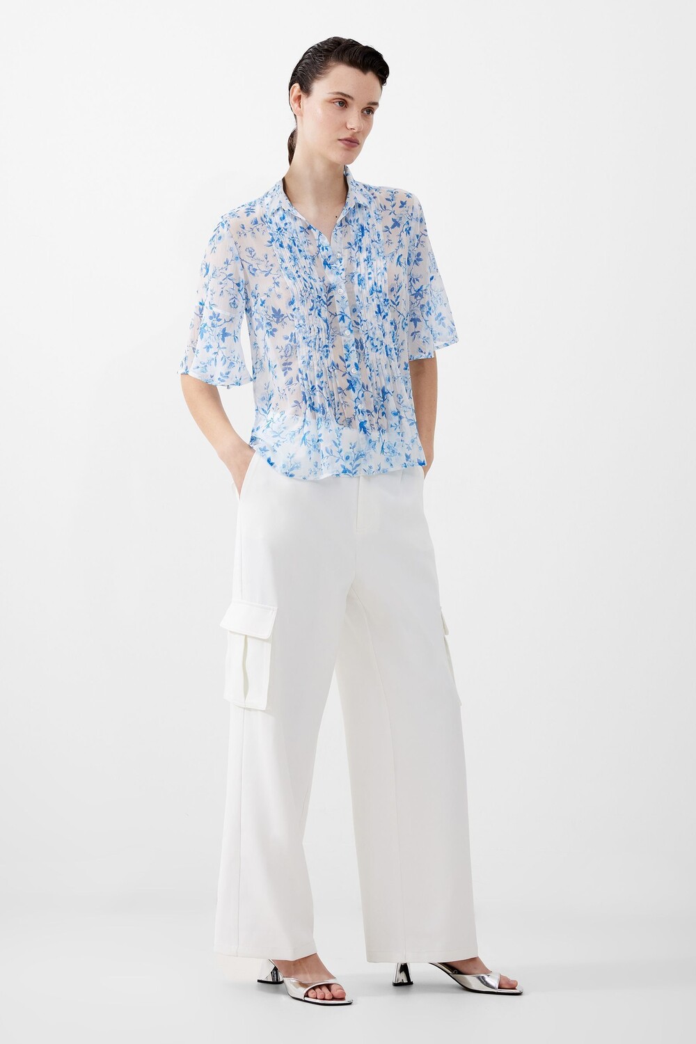 Катрина Холли Кринкль топ French Connection, белый
Катрина Холли Кринкль топ French Connection, белый