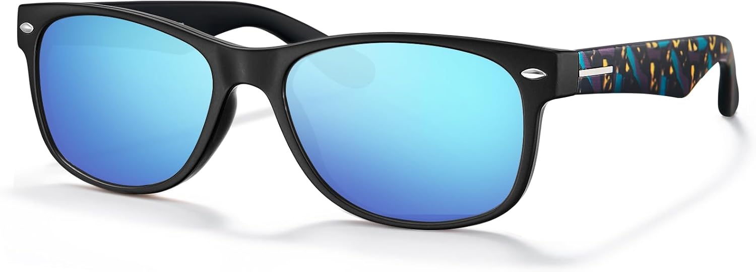 Поляризованные солнцезащитные очки CARFIA для мужчин и женщин с защитой от УФ-излучения, легкая оправа TR90, спортивные, для активного отдыха и бега, 2-black Frame Blue Mirror
Поляризованные солнцезащитные очки CARFIA для мужчин и женщин с защитой от УФ-излучения, легкая оправа TR90, спортивные, для активного отдыха и бега, 2-black Frame Blue Mirror