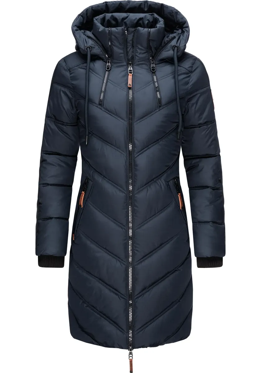 Зимнее пальто Marikoo "Армаса", модное женское зимнее стеганое пальто с капюшоном, синий
Зимнее пальто Marikoo "Армаса", модное женское зимнее стеганое пальто с капюшоном, синий