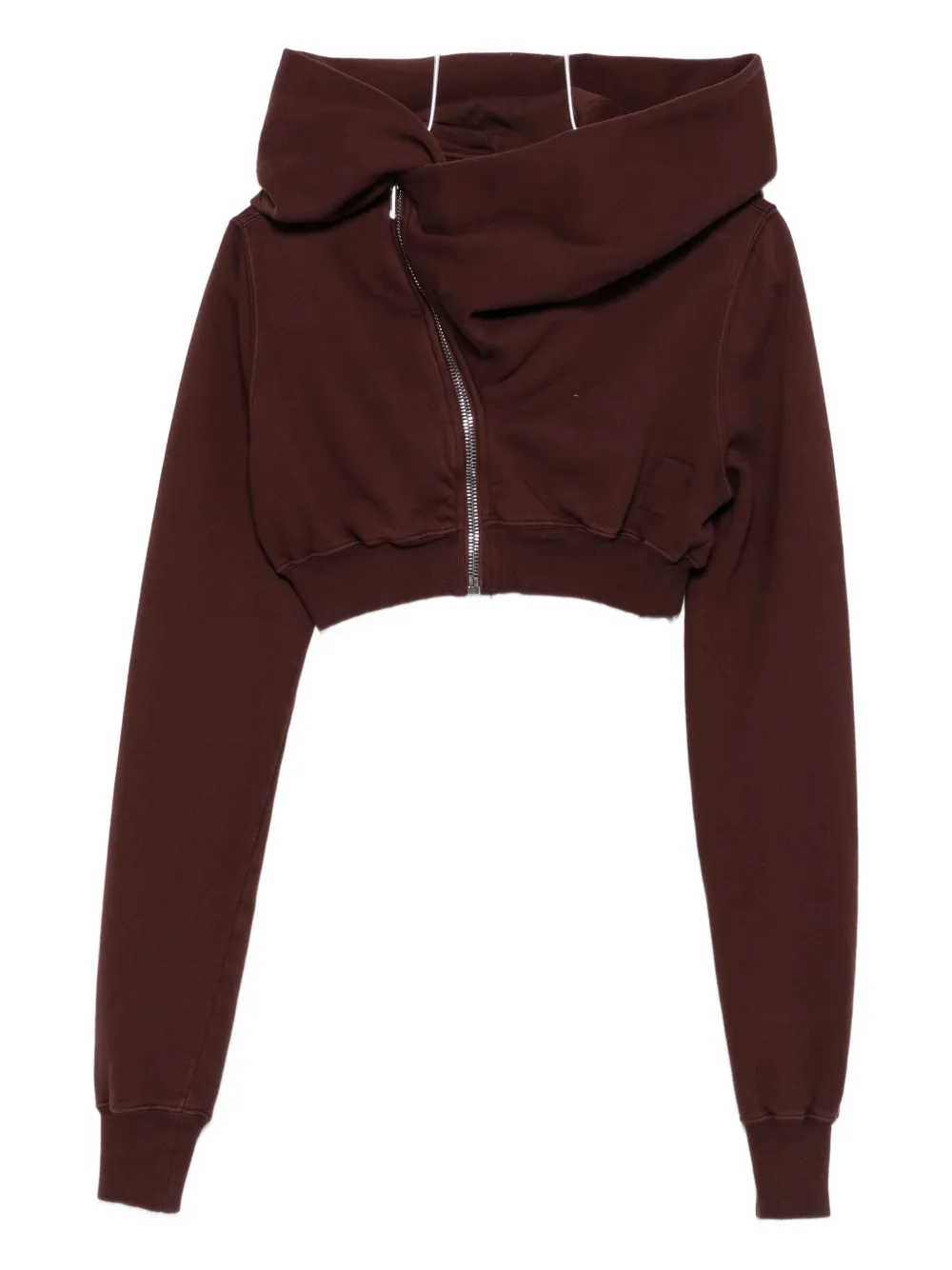 Укороченный свитшот с воротником-хомутом и молнией спереди Rick Owens DRKSHDW, красный
Укороченный свитшот с воротником-хомутом и молнией спереди Rick Owens DRKSHDW, красный