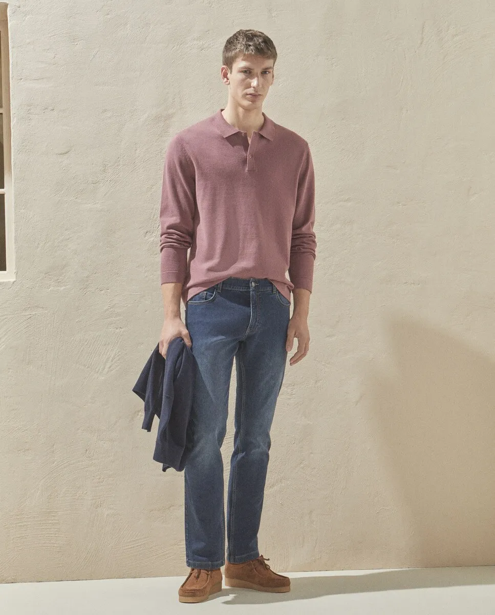 Мужские спортивные брюки из хлопкового трикотажа с пятью карманами Dustin, синий
Мужские спортивные брюки из хлопкового трикотажа с пятью карманами Dustin, синий