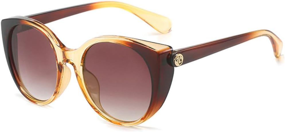 Винтажные солнцезащитные очки «кошачий глаз» для женщин, круглые солнцезащитные очки с градиентным затемнением для мужчин, роскошные солнцезащитные очки с защитой от УФ-излучения UV400 TYUVIVO, Yellow Brown
Винтажные солнцезащитные очки «кошачий глаз» для женщин, круглые солнцезащитные очки с градиентным затемнением для мужчин, роскошные солнцезащитные очки с защитой от УФ-излучения UV400 TYUVIVO, Yellow Brown