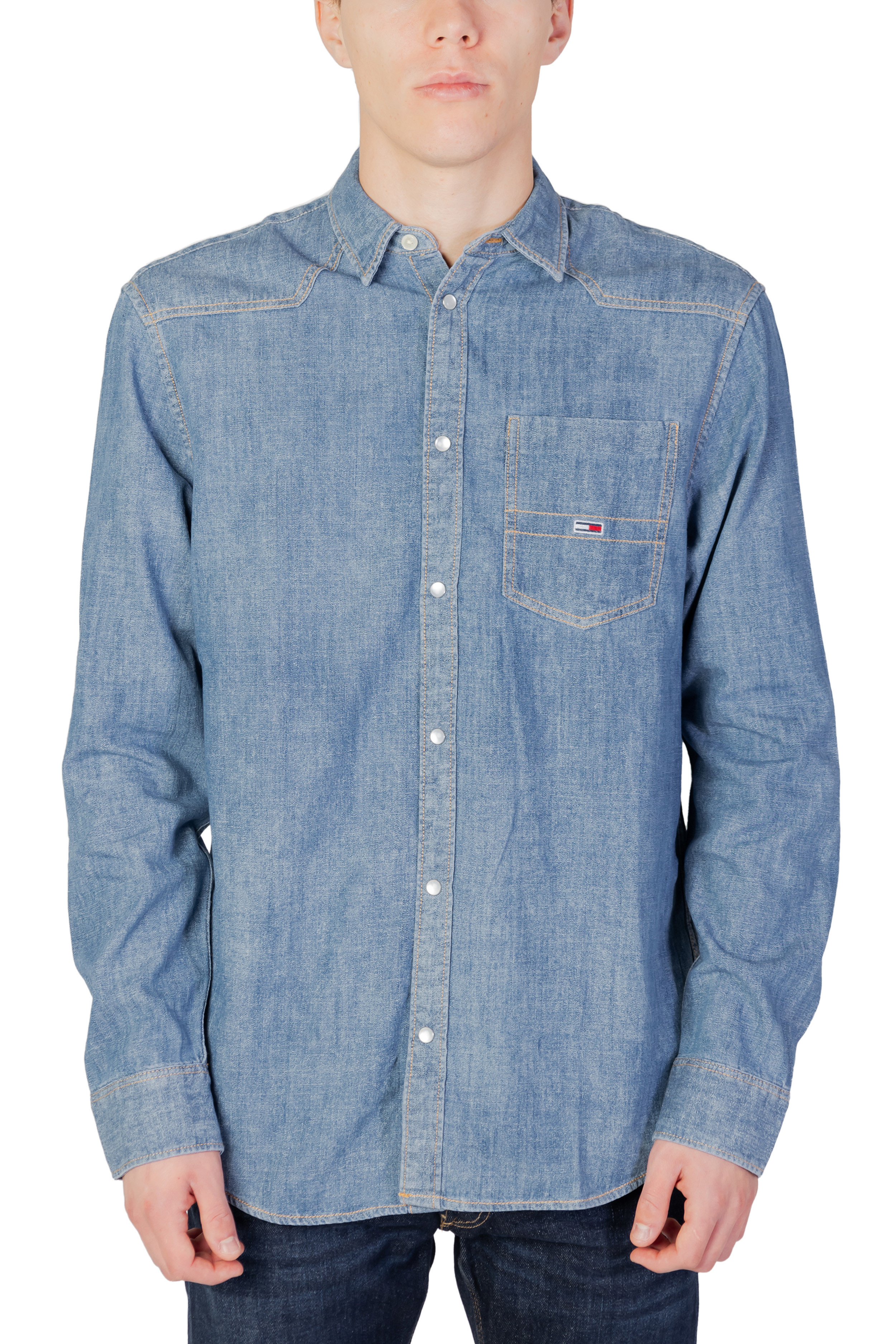 Рубашка Tommy Jeans джинсовая, голубой
Рубашка Tommy Jeans джинсовая, голубой