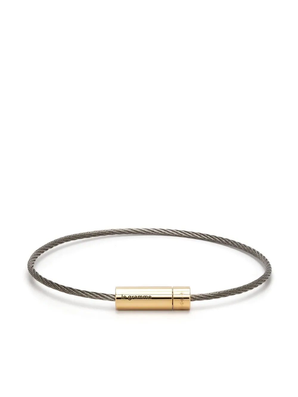 Браслет 6г Cable из желтого золота и серебра Le Gramme, золотой
Браслет 6г Cable из желтого золота и серебра Le Gramme, золотой