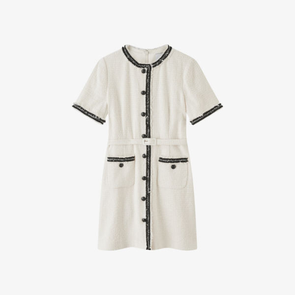 Платье мини charlie с пышной отделкой из букле Lk Bennett, белый
Платье мини charlie с пышной отделкой из букле Lk Bennett, белый