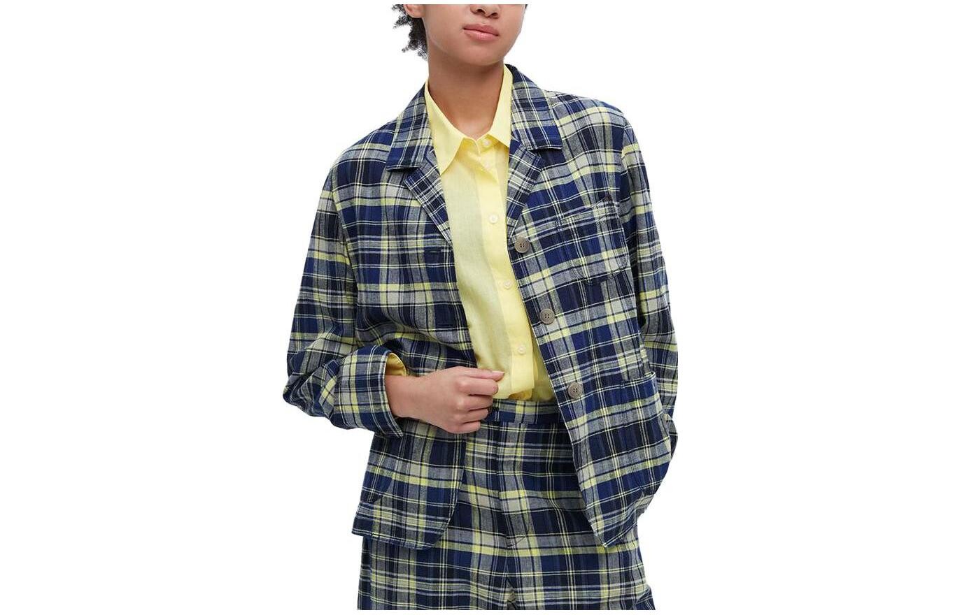 Деловой костюм женский темно-синий Uniqlo
Деловой костюм женский темно-синий Uniqlo