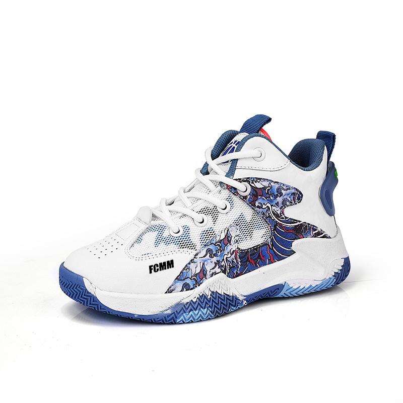 Баскетбольные кроссовки с дышащими, износостойкими, противоскользящими свойствами для детей FCMM, белый/синий
Баскетбольные кроссовки с дышащими, износостойкими, противоскользящими свойствами для детей FCMM, белый/синий