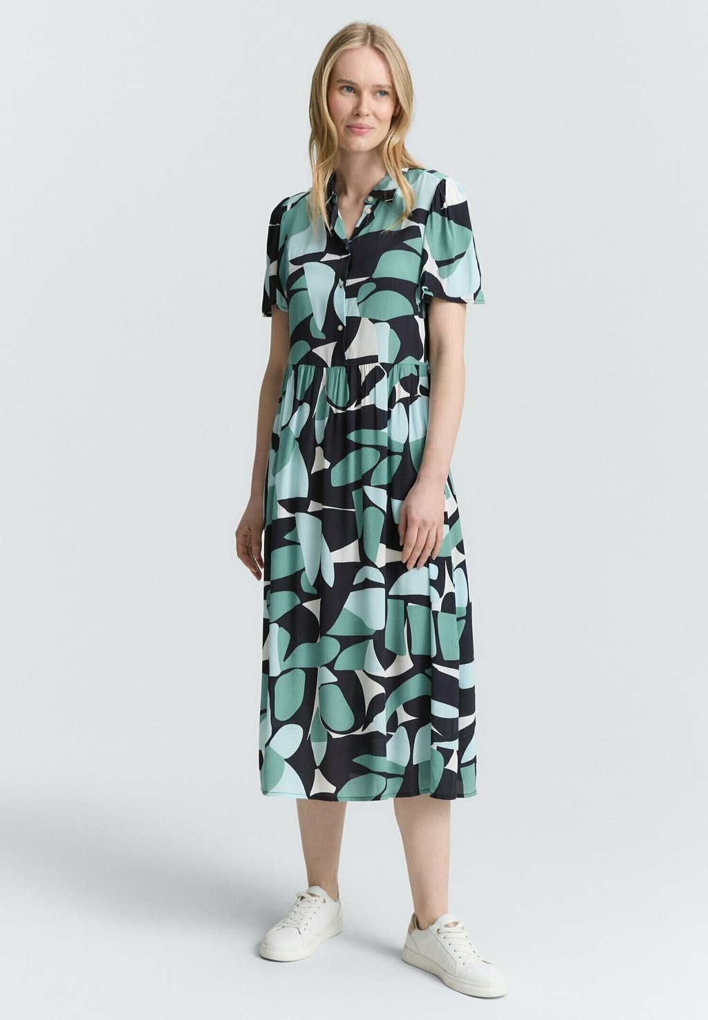 Платье-рубашка TOM TAILOR, зеленый
Платье-рубашка TOM TAILOR, зеленый